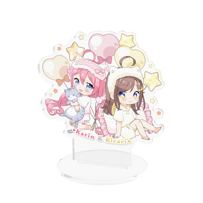 アクリルフィギュア - 100x100mm 名前入り