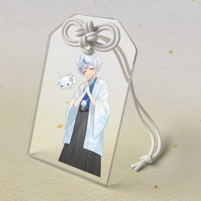 アクリルお守り - 50 × 80mm