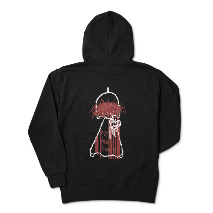 ジップパーカー - XL - 背面