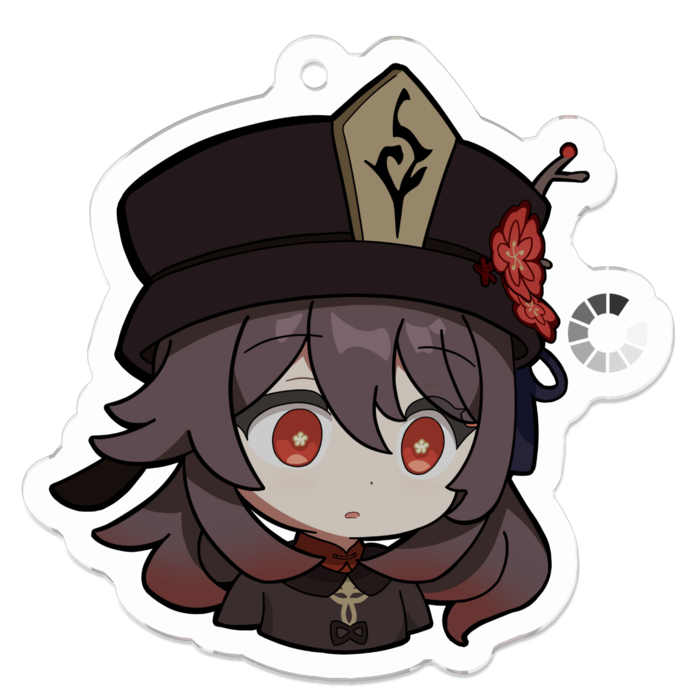 アクリルキーホルダー - 50 x 50 (mm)