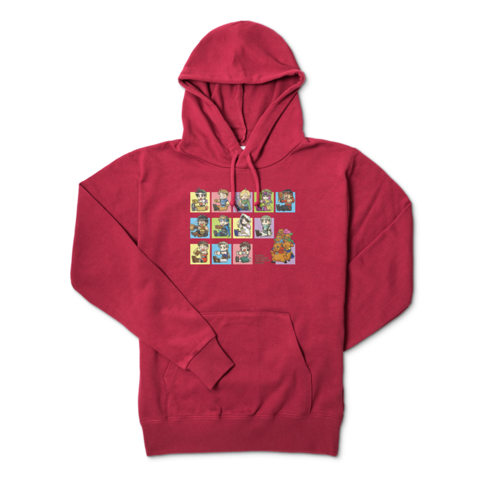 パーカー - M - バーガンディ