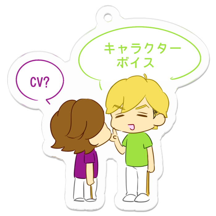アクリルキーホルダー - 50 x 50 (mm)