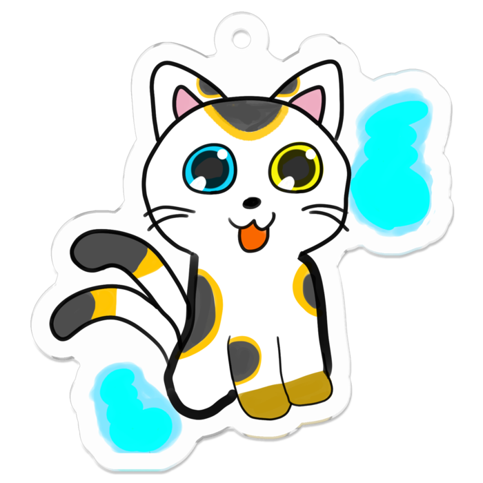 アクリルキーホルダー - 50 x 50 (mm)