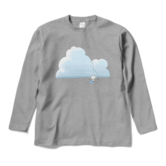 ロングスリーブTシャツ - M - 杢グレー