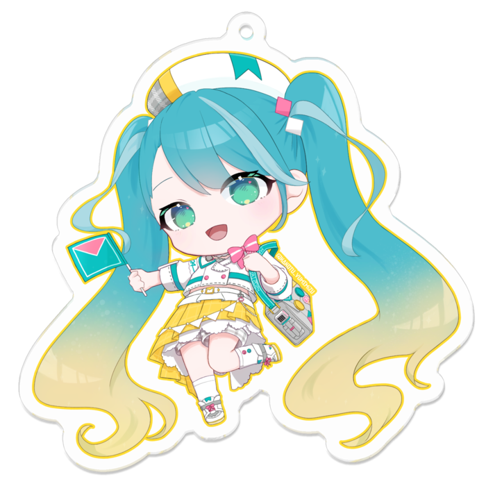 アクリルキーホルダー - 70 x 70 (mm)