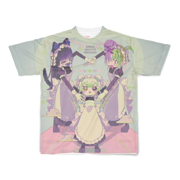 フルグラフィックTシャツ - S - 両面印刷