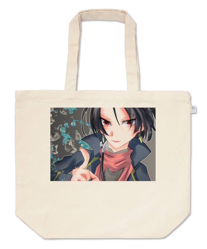 トートバッグ - L - プリント面積中 - ナチュラル