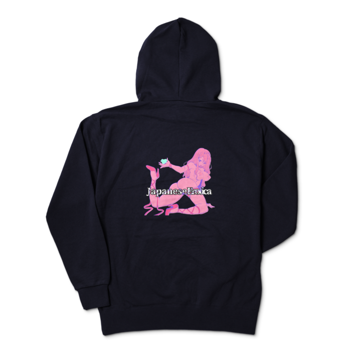 ジップパーカー - XL - ネイビー