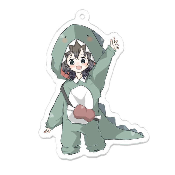 アクリルキーホルダー（コーティング） - 70 x 70 (mm)