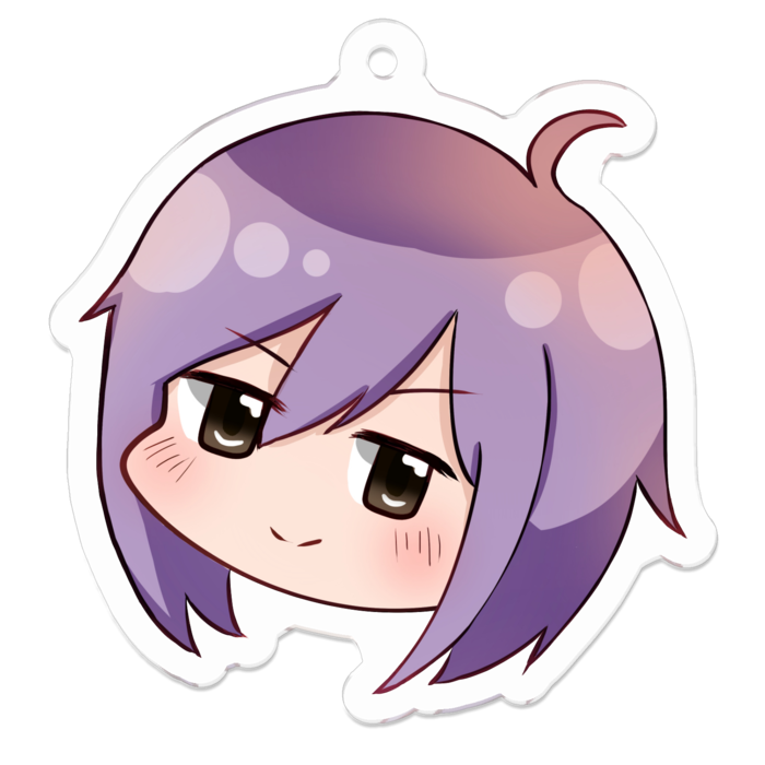 アクリルキーホルダー - 50 x 50 (mm)