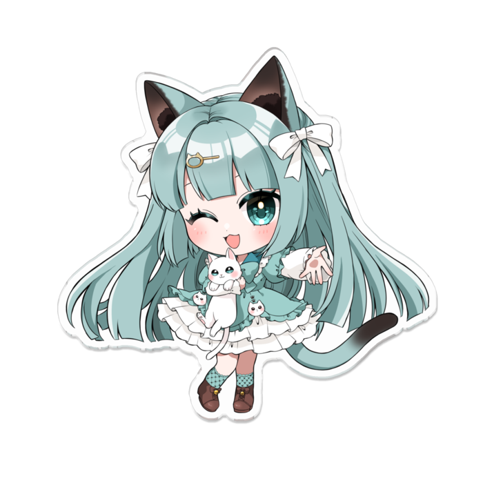 アクリルバッジ - 100 x 100 (mm)
