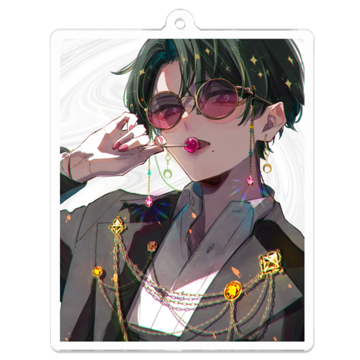 アクリルキーホルダー - 70 x 70 (mm)