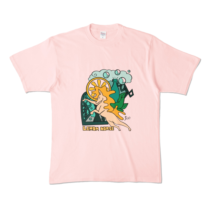 カラーTシャツ - XL - ライトピンク (淡色)