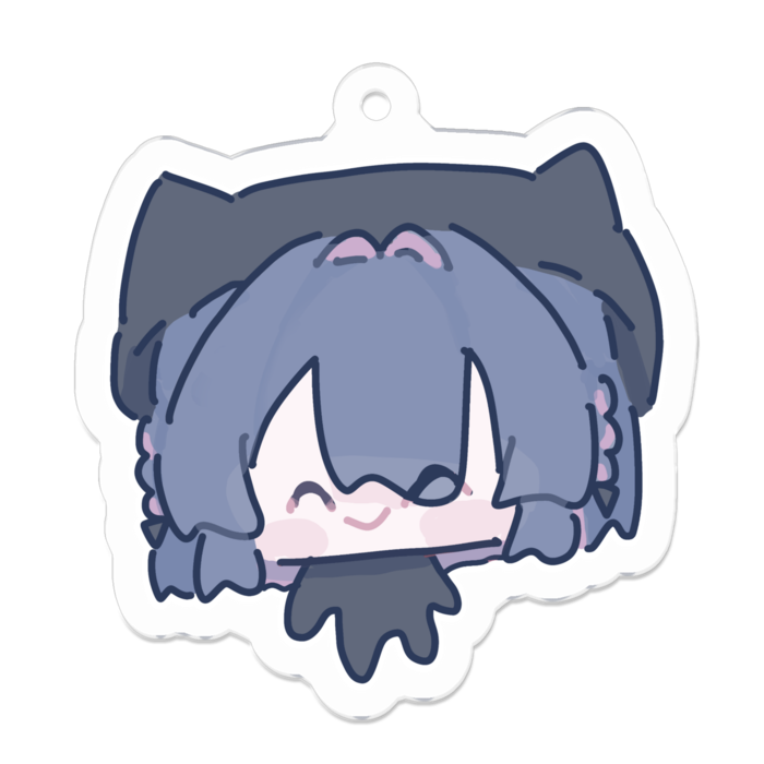 アクリルキーホルダー - 50 x 50 (mm)