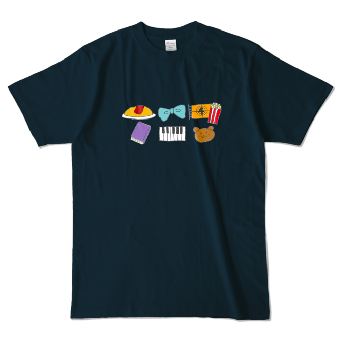 カラーTシャツ - L - ネイビー (濃色)