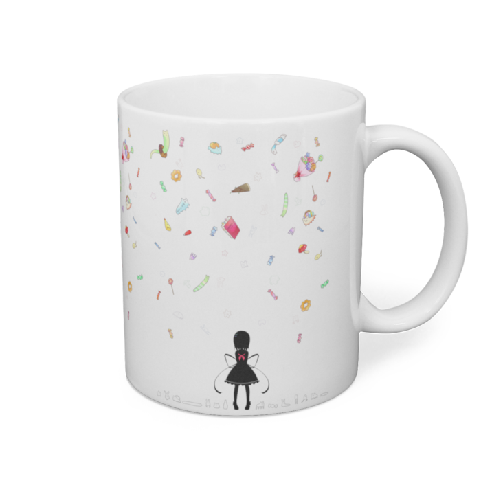 マグカップ - 直径8cm / 高さ9.5cm