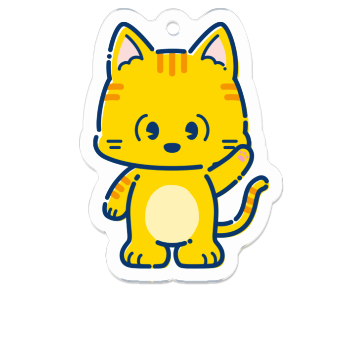 アクリルキーホルダー - 50 x 50 (mm)