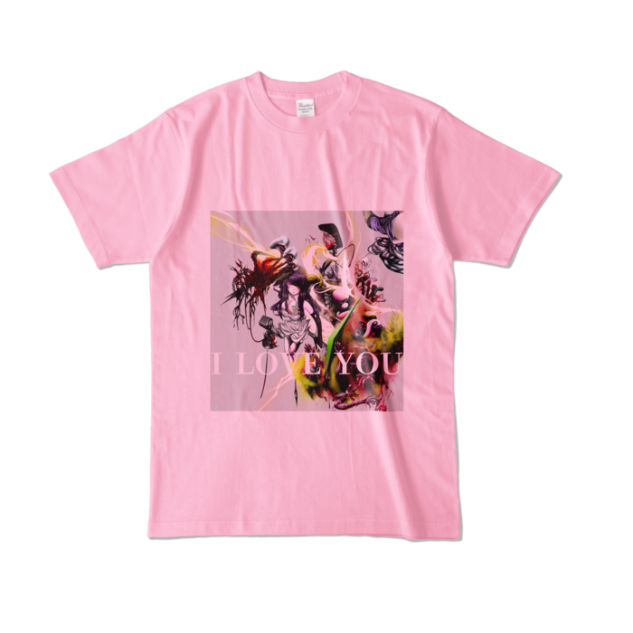 カラーTシャツ - L - ピーチ (淡色)
