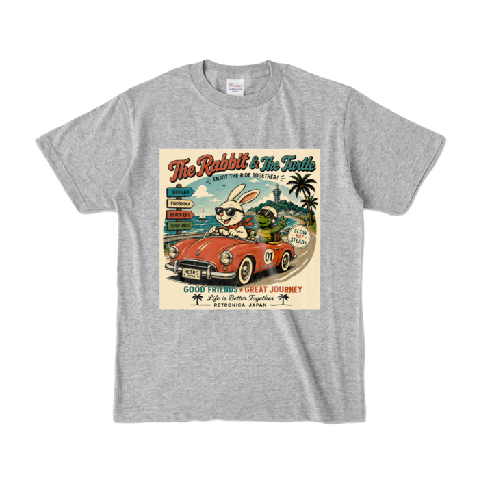 カラーTシャツ - S - 杢グレー (濃色)