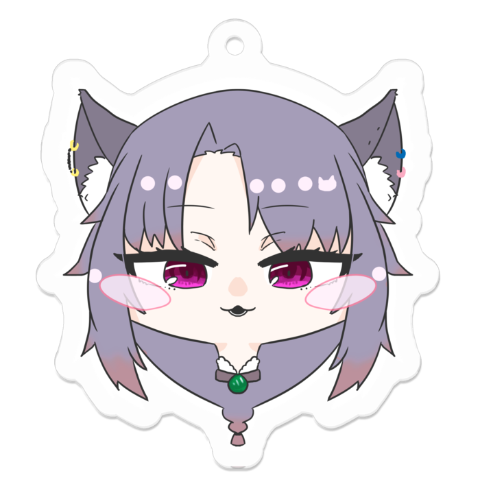 アクリルキーホルダー - 50 x 50 (mm)