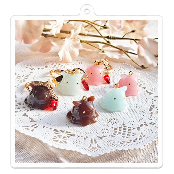 アクリルキーホルダー - 70 x 70 (mm)