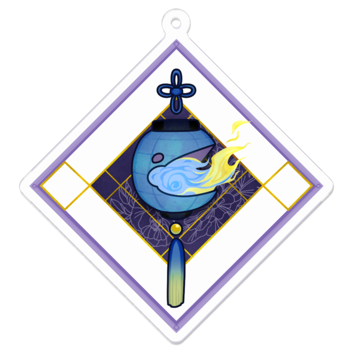 アクリルキーホルダー - 70 x 70 (mm)