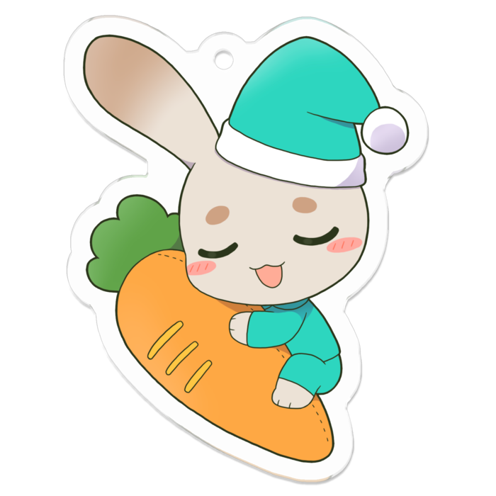 アクリルキーホルダー - 50 x 50 (mm)