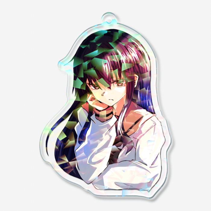 ホログラムアクリルキーホルダー - 70 × 70mm