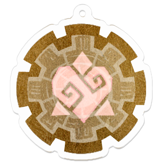 アクリルキーホルダー - 50 x 50 (mm)