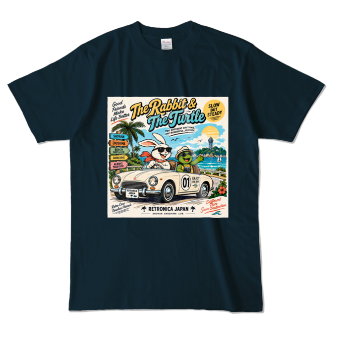 カラーTシャツ - L - ネイビー (濃色)