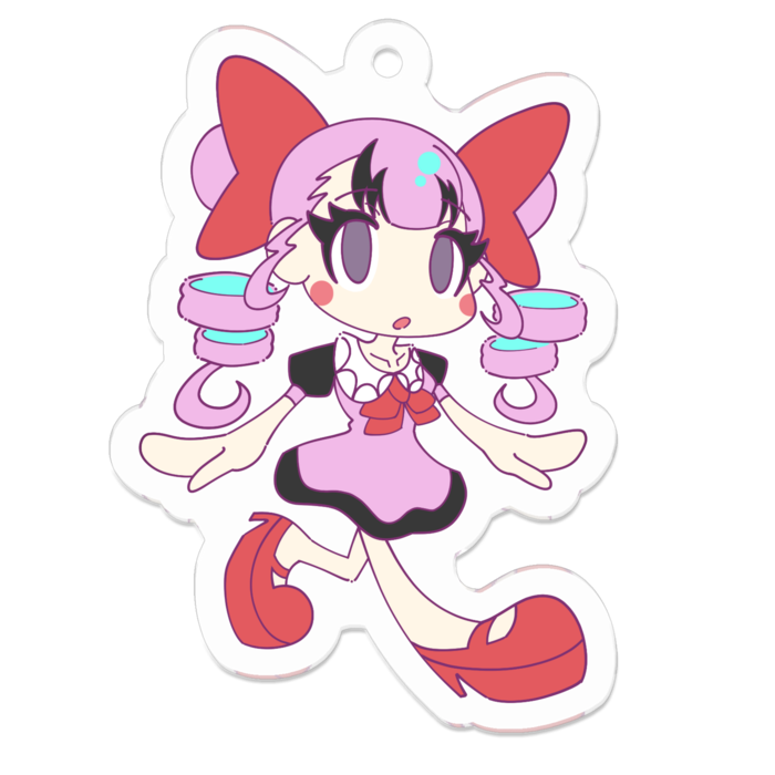 アクリルキーホルダー - 50 x 50 (mm)