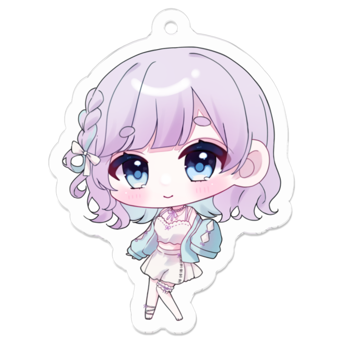 アクリルキーホルダー - 50 x 50 (mm)