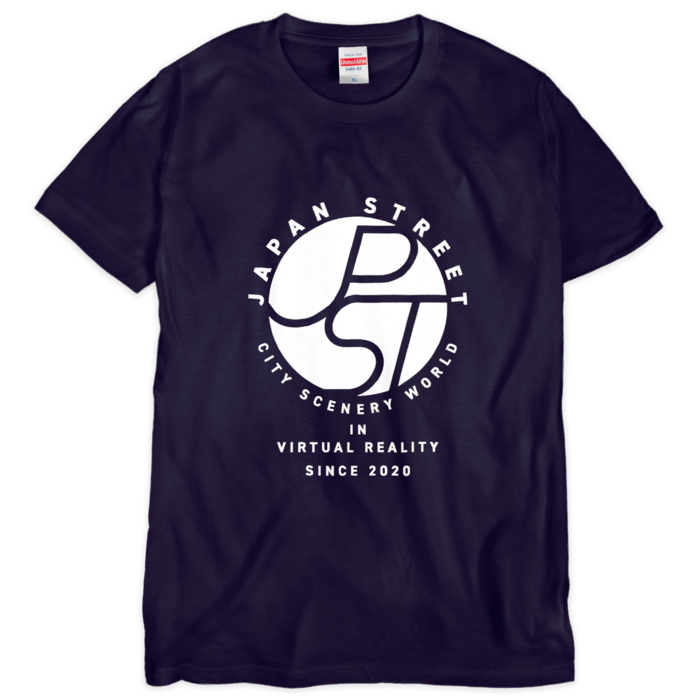 Tシャツ（シルクスクリーン印刷） - XL - 1色 - ネイビー