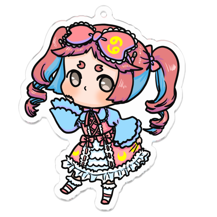 アクリルキーホルダー - 70 x 70 (mm)