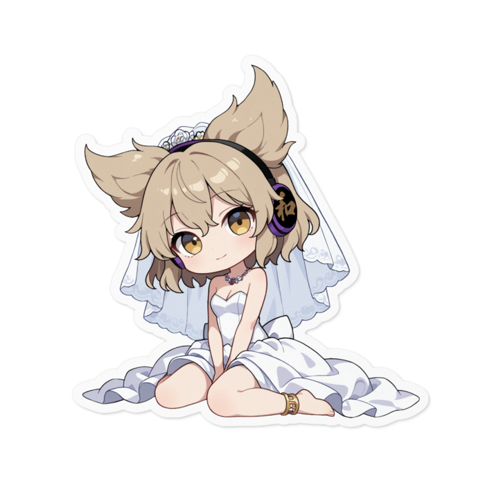 ステッカー - 100 x 100 (mm)(キャラのみ)