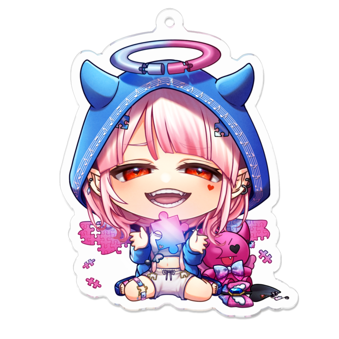 アクリルキーホルダー - 70 x 70 (mm)
