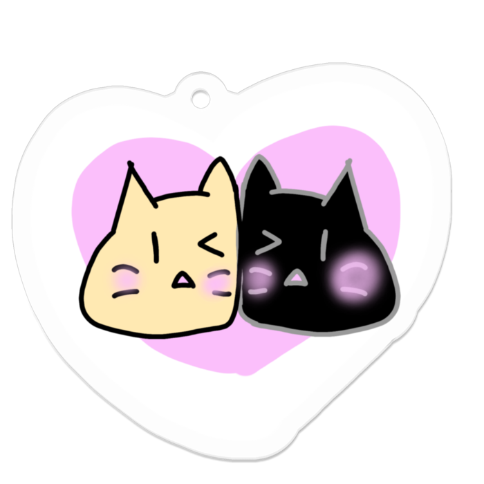 アクリルキーホルダー - 50 x 50 (mm)