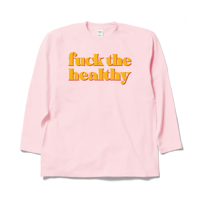 ロングスリーブTシャツ - XL - ライトピンク