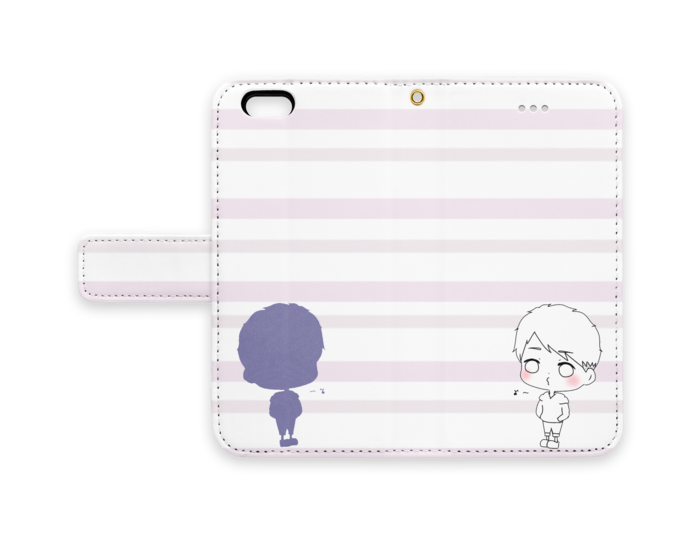 手帳型iPhoneケース - iPhone6 - ストラップ穴 あり