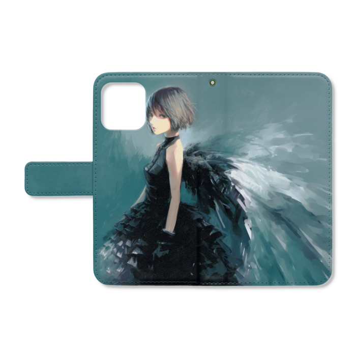 手帳型iPhoneケース - iPhone12 / 12 Pro - ストラップ穴 あり