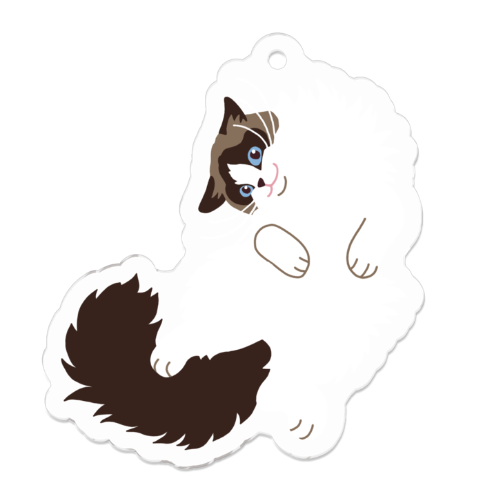 アクリルキーホルダー - 50 x 50 (mm)