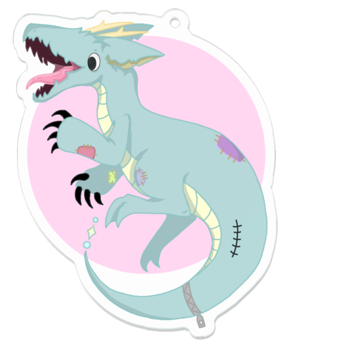 アクリルキーホルダー - 70 x 70 (mm)