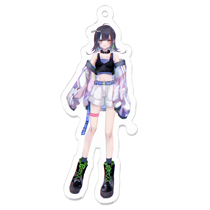 アクリルキーホルダー(コーティング) - 70 x 70 (mm)