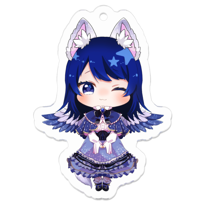 アクリルキーホルダー - 50 x 50 (mm)