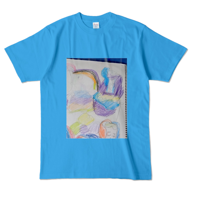 カラーTシャツ - L - ターコイズ (濃色)
