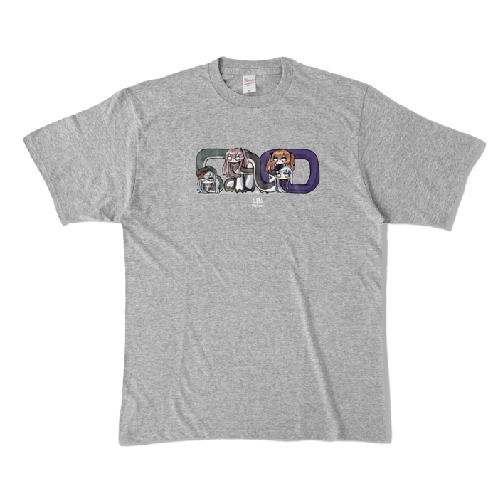 カラーTシャツ - XL - 杢グレー