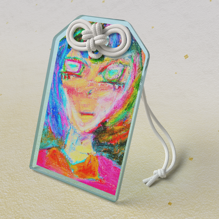アクリルお守り - 50 × 80mm