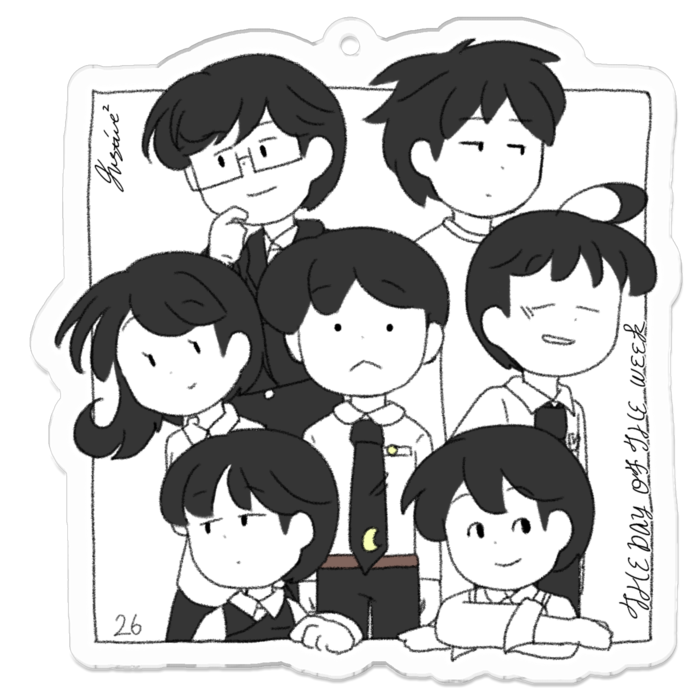 アクリルキーホルダー - 70 x 70 (mm)