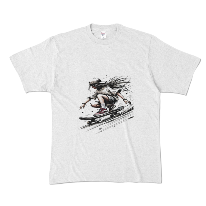 カラーTシャツ - XL - アッシュ (淡色)