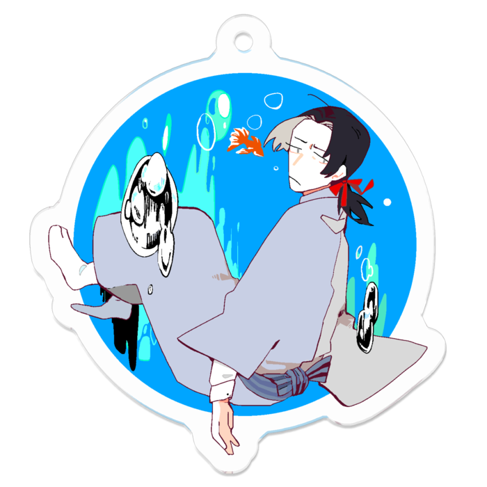 アクリルキーホルダー - 50 x 50 (mm)